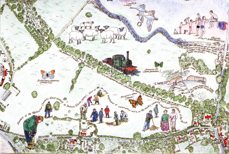 Wenhaston Millennium Map
