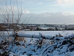 Looking across the Blyth Valley from the top of Blyford Lane