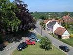 Looking north from above the remains of the village green towards Blyford and the Blyth Valley.